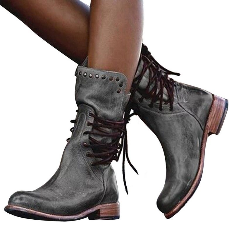 Back Strap Women's Knight Boots Stand-Alone Hot-Selling Large Size Thick Heel