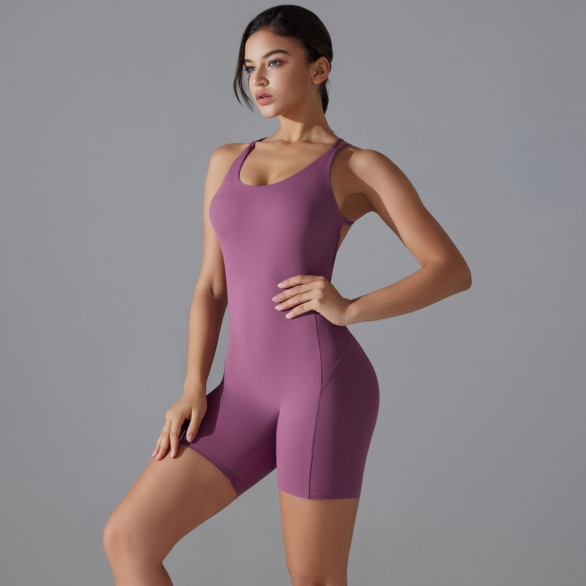 Shaping One-piece Shorts Yoga Clothes One-piece Belly Contracting