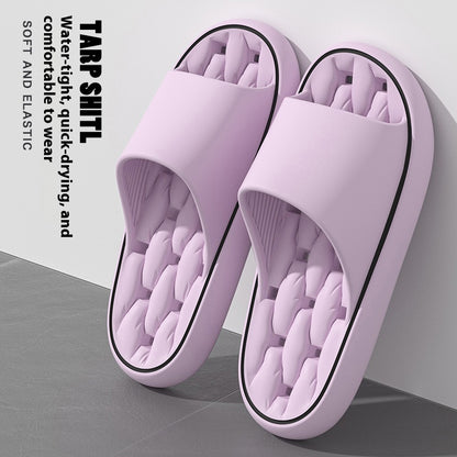Hollow Bathroom Non-slip Silent EVA Slippers