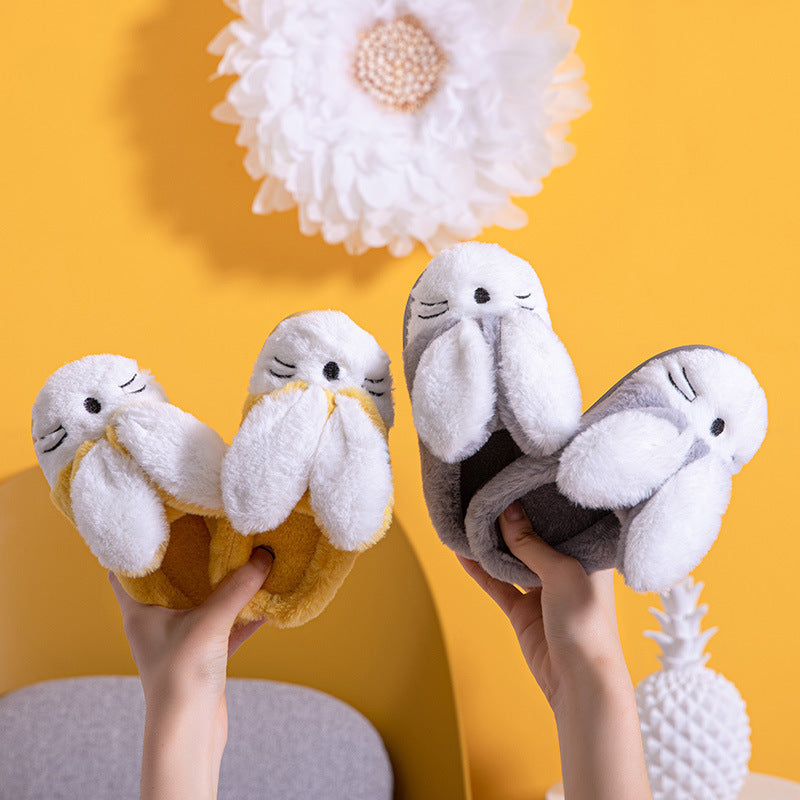 Cartoon Bunny Home Warm Children's Slippers
